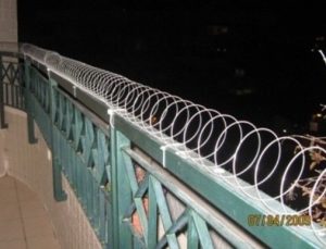 סליל קפיצי להרחקת יונים